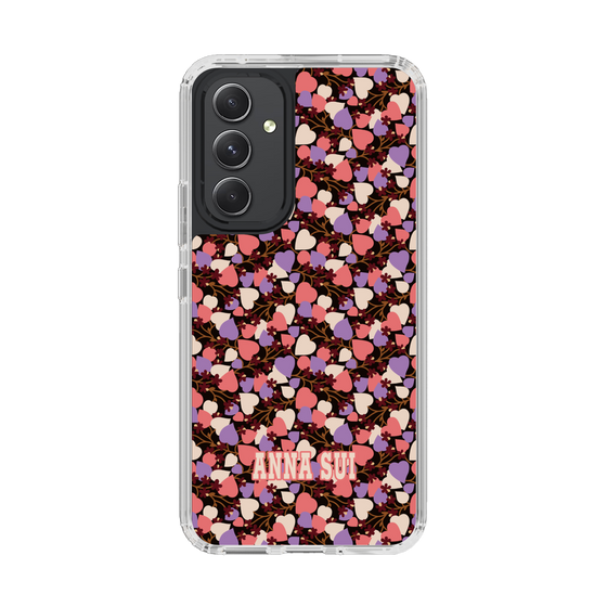 スリムプロテクションケース［ ANNA SUI - HEARTS VINE - PINK ］