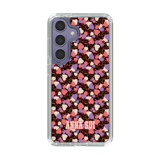 スリムプロテクションケース［ ANNA SUI - HEARTS VINE - PINK ］