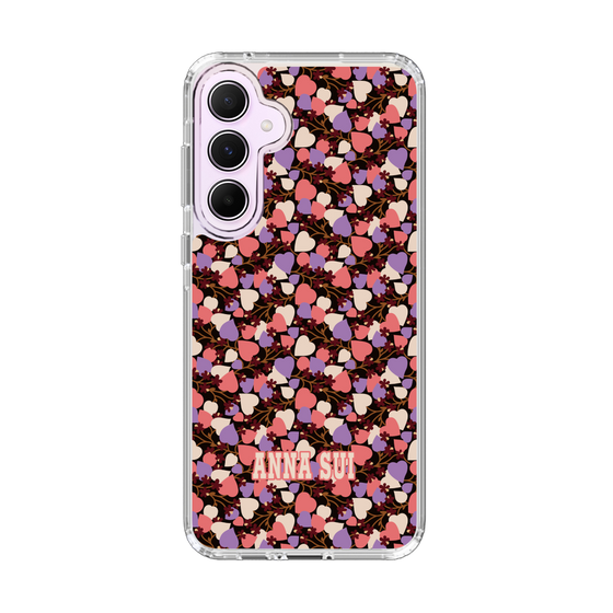 スリムプロテクションケース［ ANNA SUI - HEARTS VINE - PINK ］
