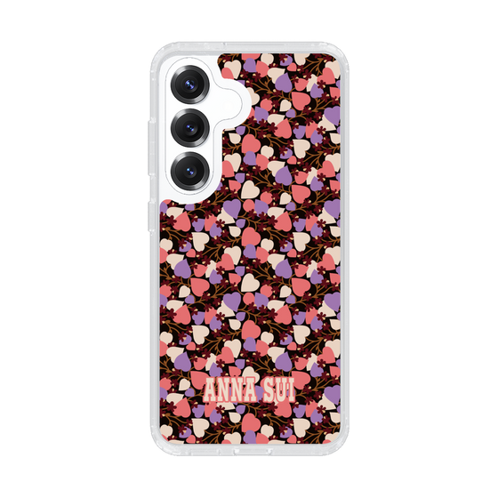 スリムプロテクションケース［ ANNA SUI - HEARTS VINE - PINK ］