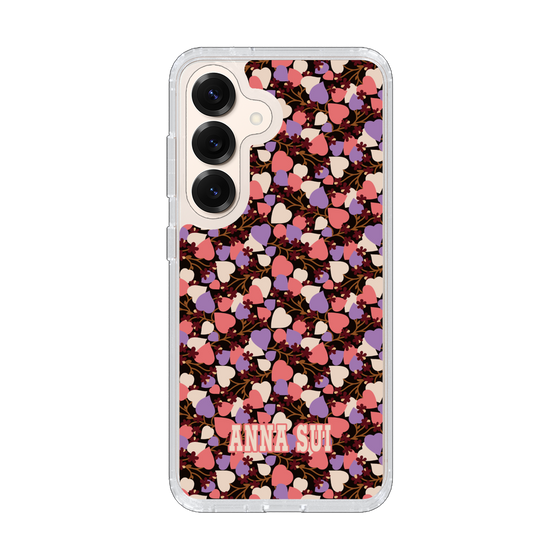 スリムプロテクションケース［ ANNA SUI - HEARTS VINE - PINK ］