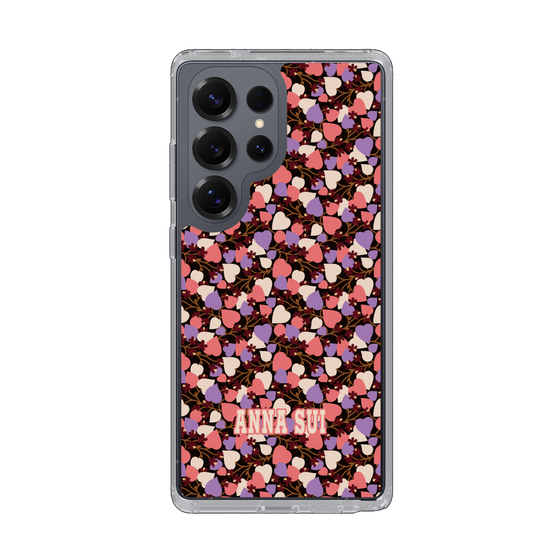 スリムプロテクションケース［ ANNA SUI - HEARTS VINE - PINK ］