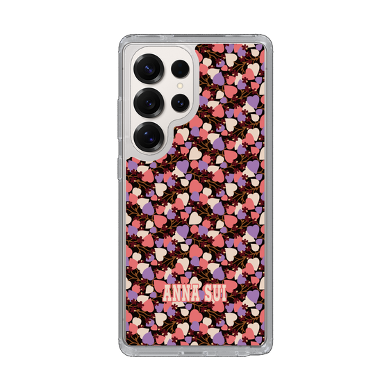 スリムプロテクションケース［ ANNA SUI - HEARTS VINE - PINK ］