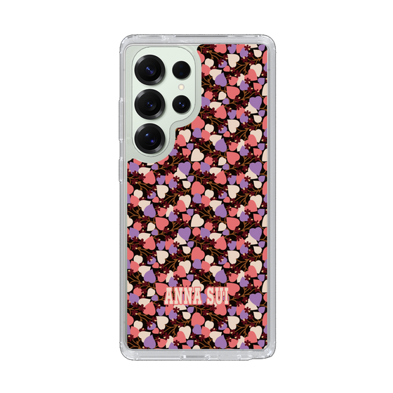 スリムプロテクションケース［ ANNA SUI - HEARTS VINE - PINK ］