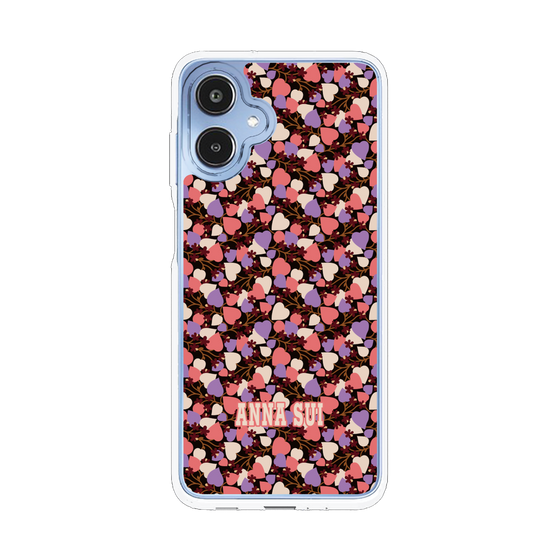 スリムプロテクションケース［ ANNA SUI - HEARTS VINE - PINK ］