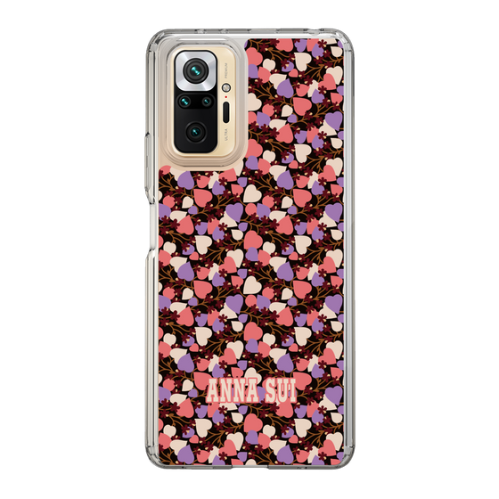 スリムプロテクションケース［ ANNA SUI - HEARTS VINE - PINK ］