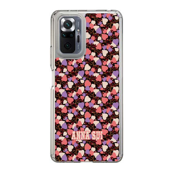 スリムプロテクションケース［ ANNA SUI - HEARTS VINE - PINK ］