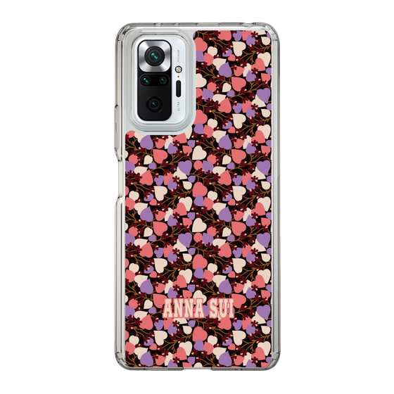 スリムプロテクションケース［ ANNA SUI - HEARTS VINE - PINK ］
