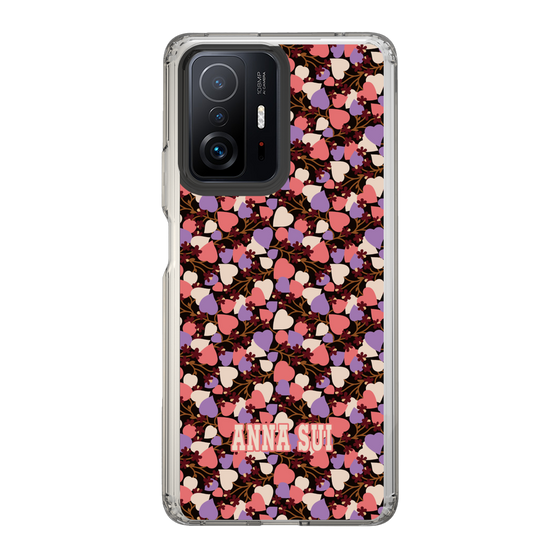 スリムプロテクションケース［ ANNA SUI - HEARTS VINE - PINK ］
