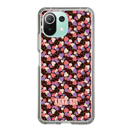 スリムプロテクションケース［ ANNA SUI - HEARTS VINE - PINK ］