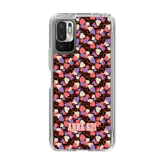 スリムプロテクションケース［ ANNA SUI - HEARTS VINE - PINK ］