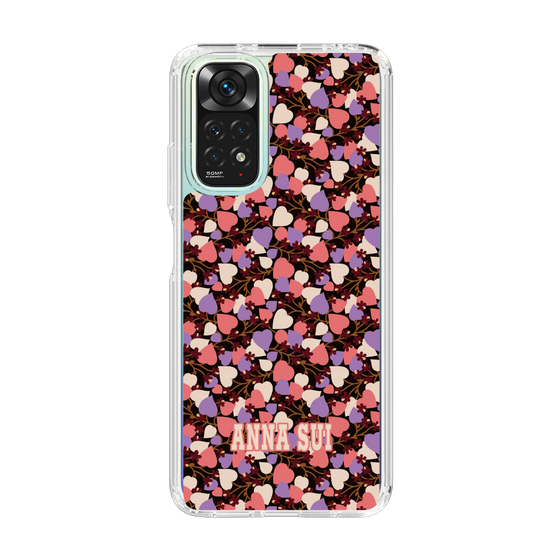 スリムプロテクションケース［ ANNA SUI - HEARTS VINE - PINK ］