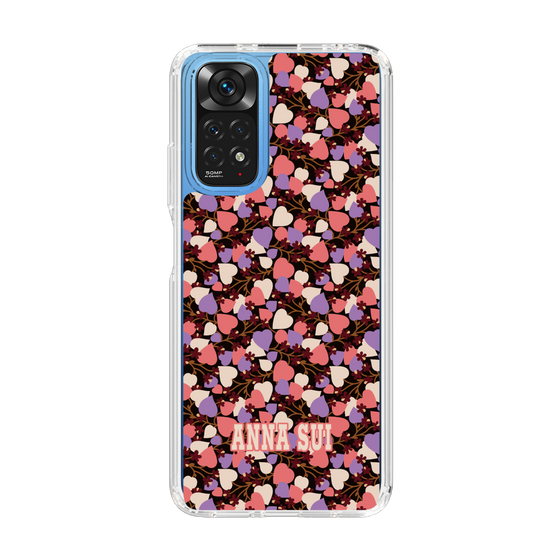 スリムプロテクションケース［ ANNA SUI - HEARTS VINE - PINK ］