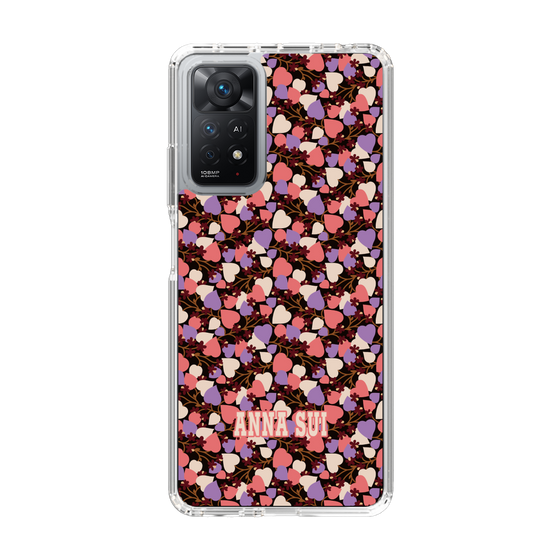 スリムプロテクションケース［ ANNA SUI - HEARTS VINE - PINK ］