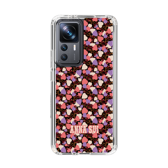 スリムプロテクションケース［ ANNA SUI - HEARTS VINE - PINK ］