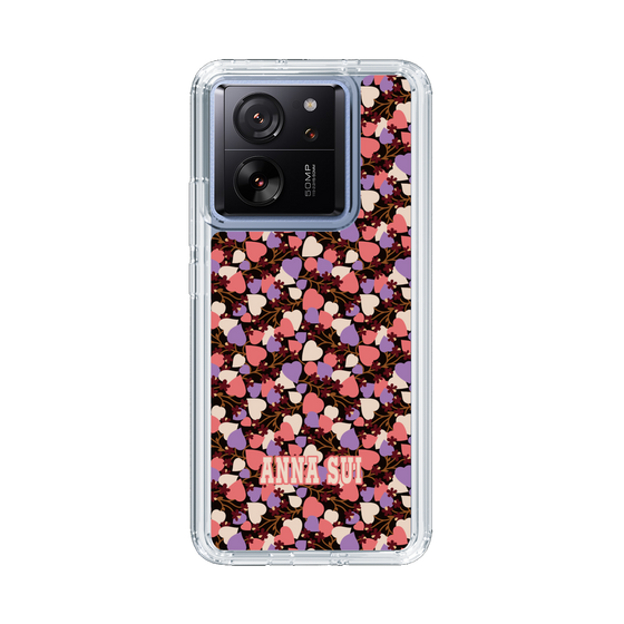 スリムプロテクションケース［ ANNA SUI - HEARTS VINE - PINK ］