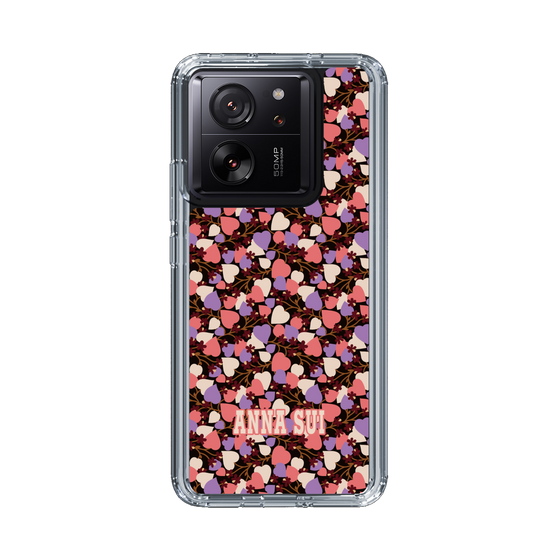 スリムプロテクションケース［ ANNA SUI - HEARTS VINE - PINK ］