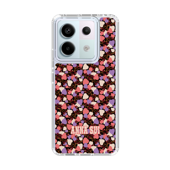 スリムプロテクションケース［ ANNA SUI - HEARTS VINE - PINK ］