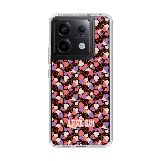 スリムプロテクションケース［ ANNA SUI - HEARTS VINE - PINK ］