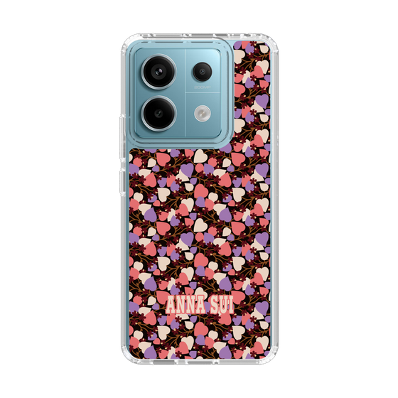 スリムプロテクションケース［ ANNA SUI - HEARTS VINE - PINK ］