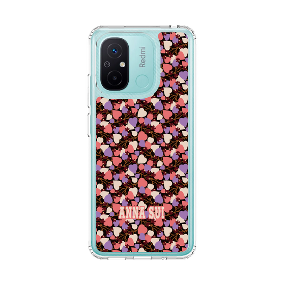 スリムプロテクションケース［ ANNA SUI - HEARTS VINE - PINK ］