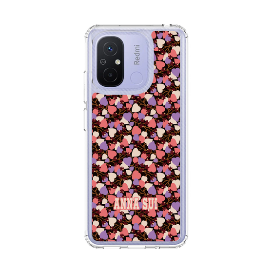 スリムプロテクションケース［ ANNA SUI - HEARTS VINE - PINK ］