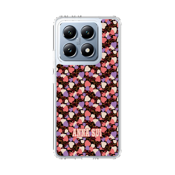 スリムプロテクションケース［ ANNA SUI - HEARTS VINE - PINK ］