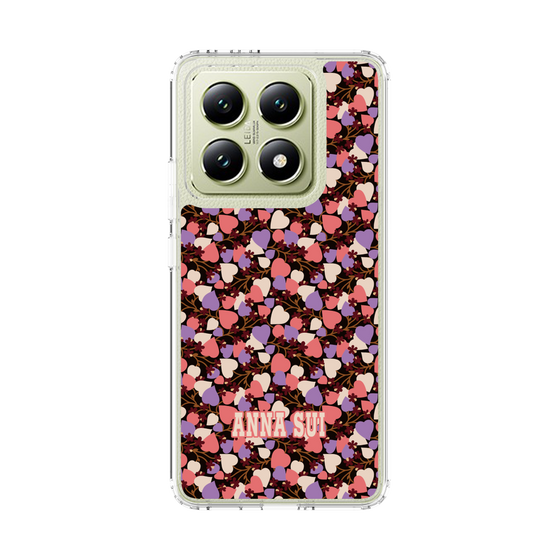 スリムプロテクションケース［ ANNA SUI - HEARTS VINE - PINK ］