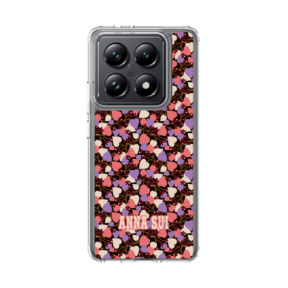 スリムプロテクションケース［ ANNA SUI - HEARTS VINE - PINK ］