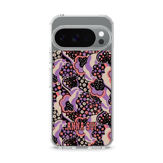 スリムプロテクションケース［ ANNA SUI - WAVY CLOUDS ］