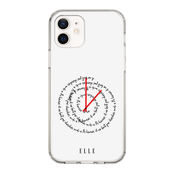 スリムプロテクションケース［ ELLE - Do not look to 12 to 2 p.m. ］