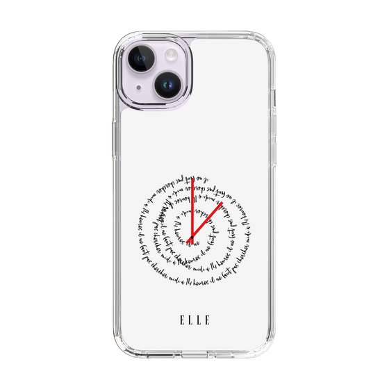 スリムプロテクションケース［ ELLE - Do not look to 12 to 2 p.m. ］