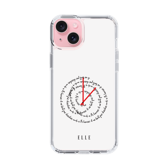 スリムプロテクションケース［ ELLE - Do not look to 12 to 2 p.m. ］