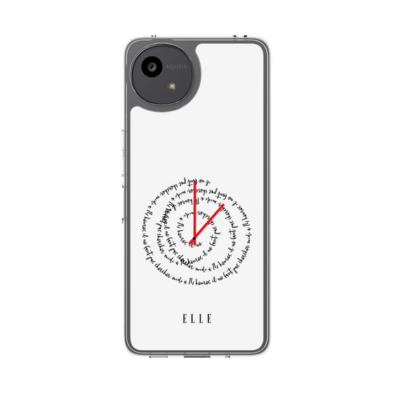 スリムプロテクションケース［ ELLE - Do not look to 12 to 2 p.m. ］