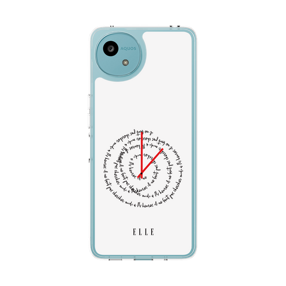 スリムプロテクションケース［ ELLE - Do not look to 12 to 2 p.m. ］