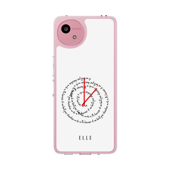 スリムプロテクションケース［ ELLE - Do not look to 12 to 2 p.m. ］