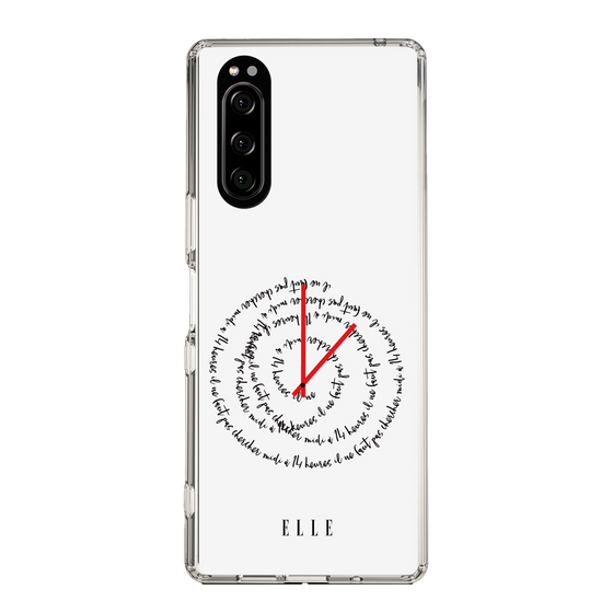 スリムプロテクションケース［ ELLE - Do not look to 12 to 2 p.m. ］