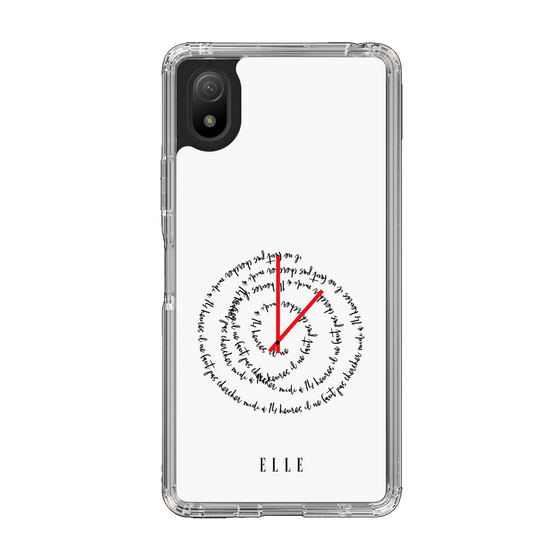 スリムプロテクションケース［ ELLE - Do not look to 12 to 2 p.m. ］