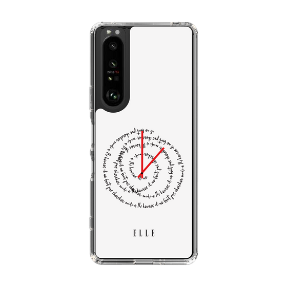 スリムプロテクションケース［ ELLE - Do not look to 12 to 2 p.m. ］