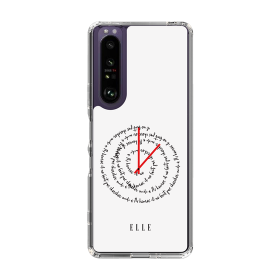 スリムプロテクションケース［ ELLE - Do not look to 12 to 2 p.m. ］