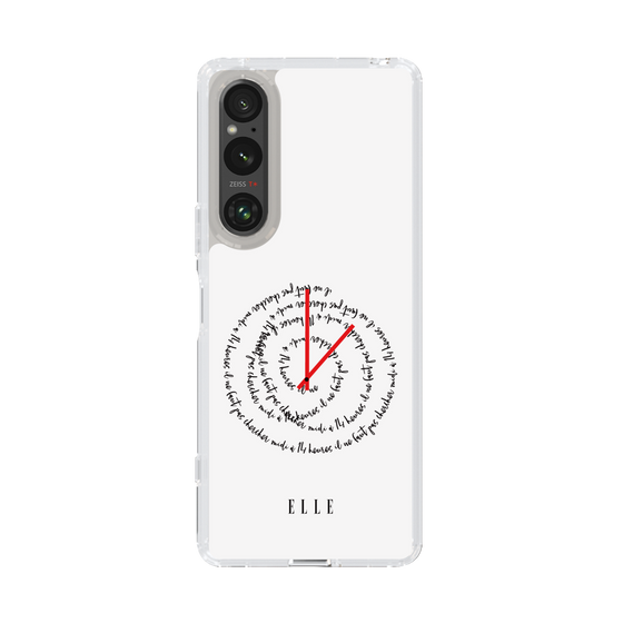 スリムプロテクションケース［ ELLE - Do not look to 12 to 2 p.m. ］