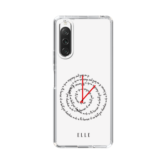 スリムプロテクションケース［ ELLE - Do not look to 12 to 2 p.m. ］