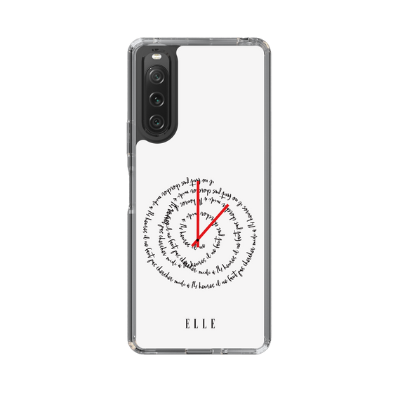 スリムプロテクションケース［ ELLE - Do not look to 12 to 2 p.m. ］