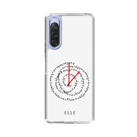 スリムプロテクションケース［ ELLE - Do not look to 12 to 2 p.m. ］