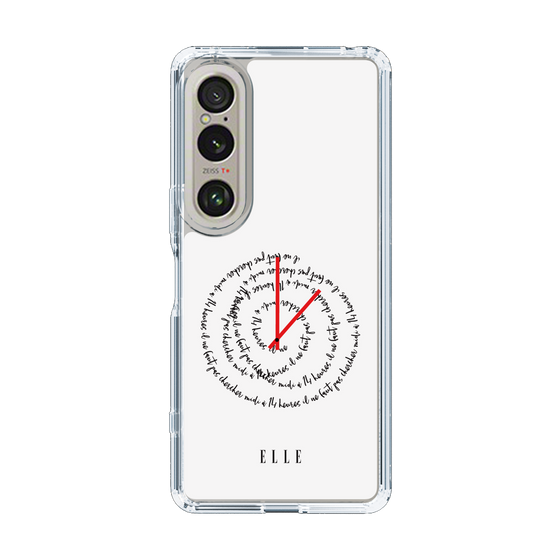 スリムプロテクションケース［ ELLE - Do not look to 12 to 2 p.m. ］