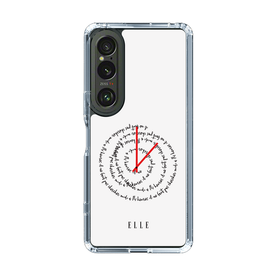 スリムプロテクションケース［ ELLE - Do not look to 12 to 2 p.m. ］