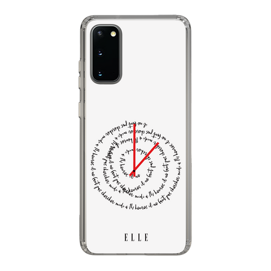 スリムプロテクションケース［ ELLE - Do not look to 12 to 2 p.m. ］