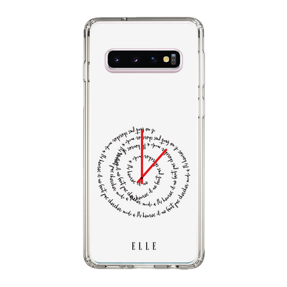 スリムプロテクションケース［ ELLE - Do not look to 12 to 2 p.m. ］
