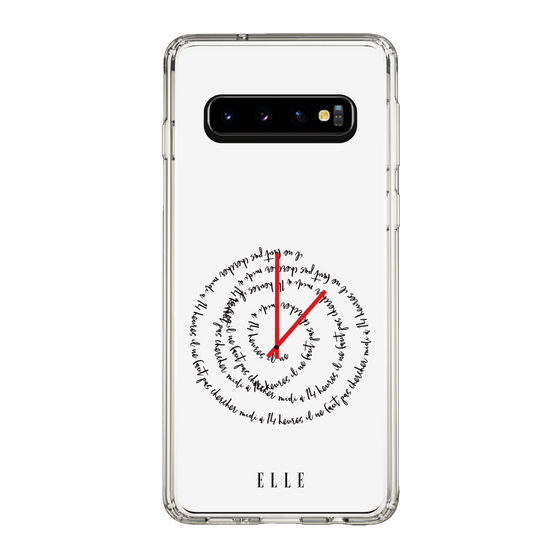 スリムプロテクションケース［ ELLE - Do not look to 12 to 2 p.m. ］