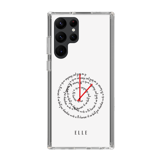 スリムプロテクションケース［ ELLE - Do not look to 12 to 2 p.m. ］